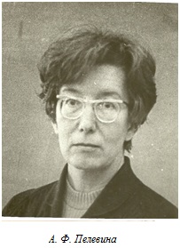 Pelevina Alla Fedorovna